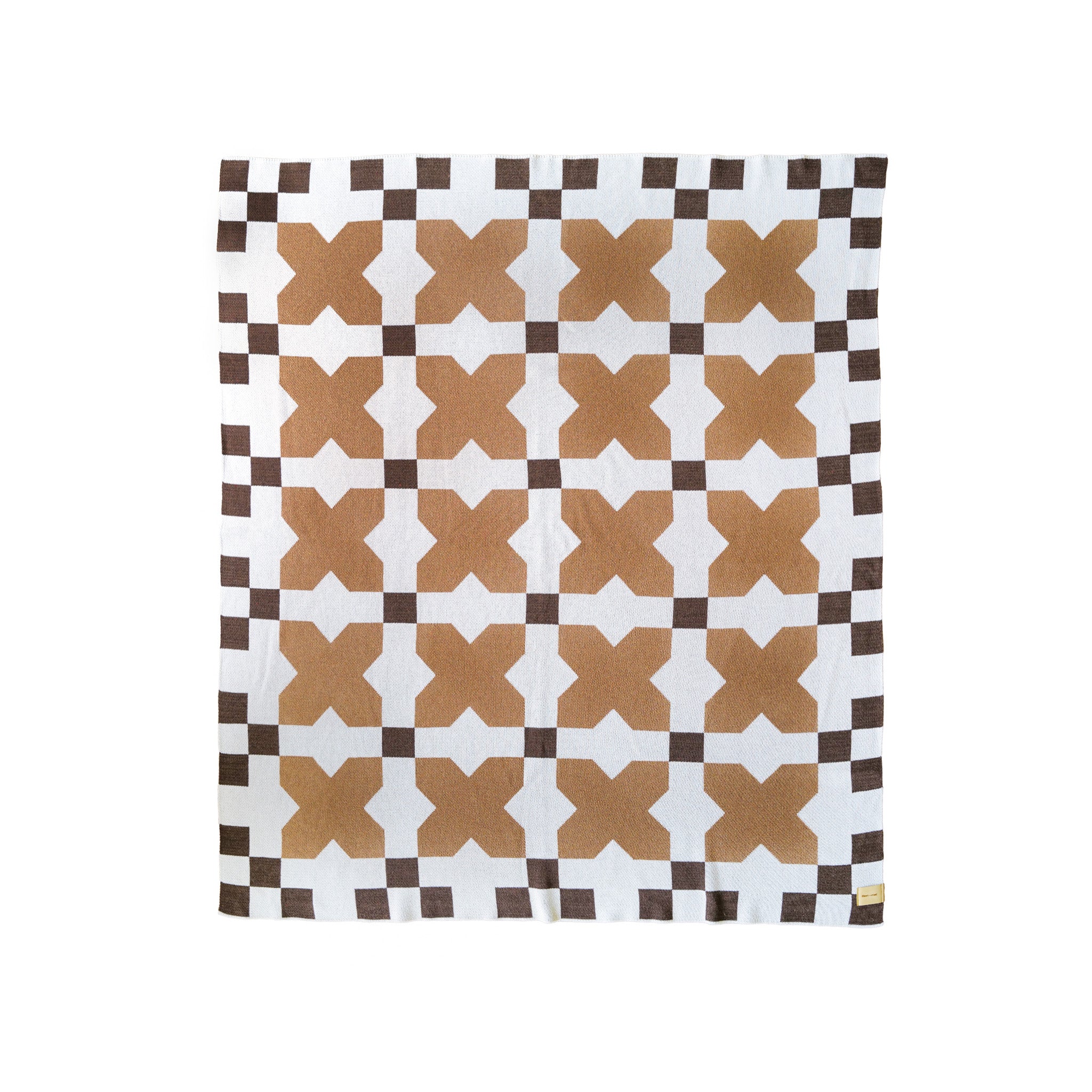 Bien Mal "Café con Leche" - Throw Blanket. Horse design throw blanket. Designed in LA