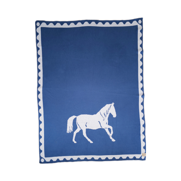 Blue Colt - Throw Blanket